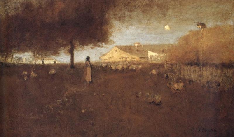 George Inness Old Farm-Montclair Spain oil painting art